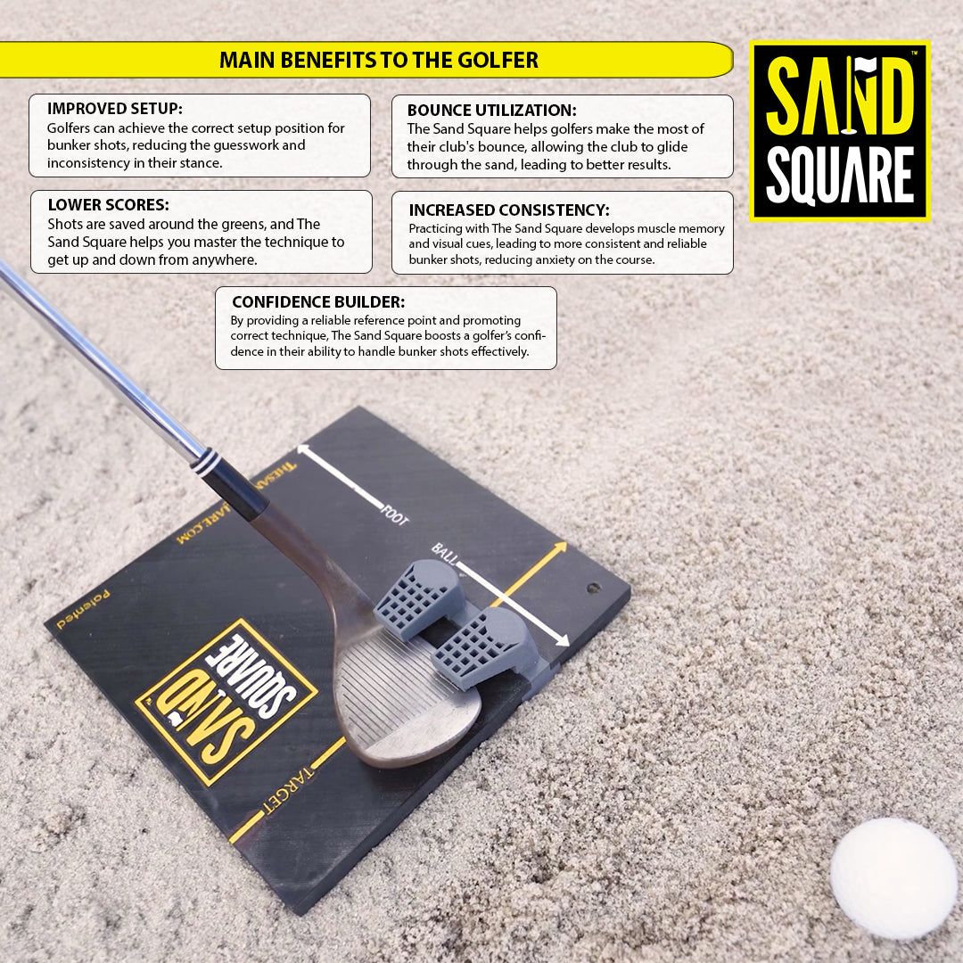 Sand Shot Training Aid - The Sand Square - Top Benefits