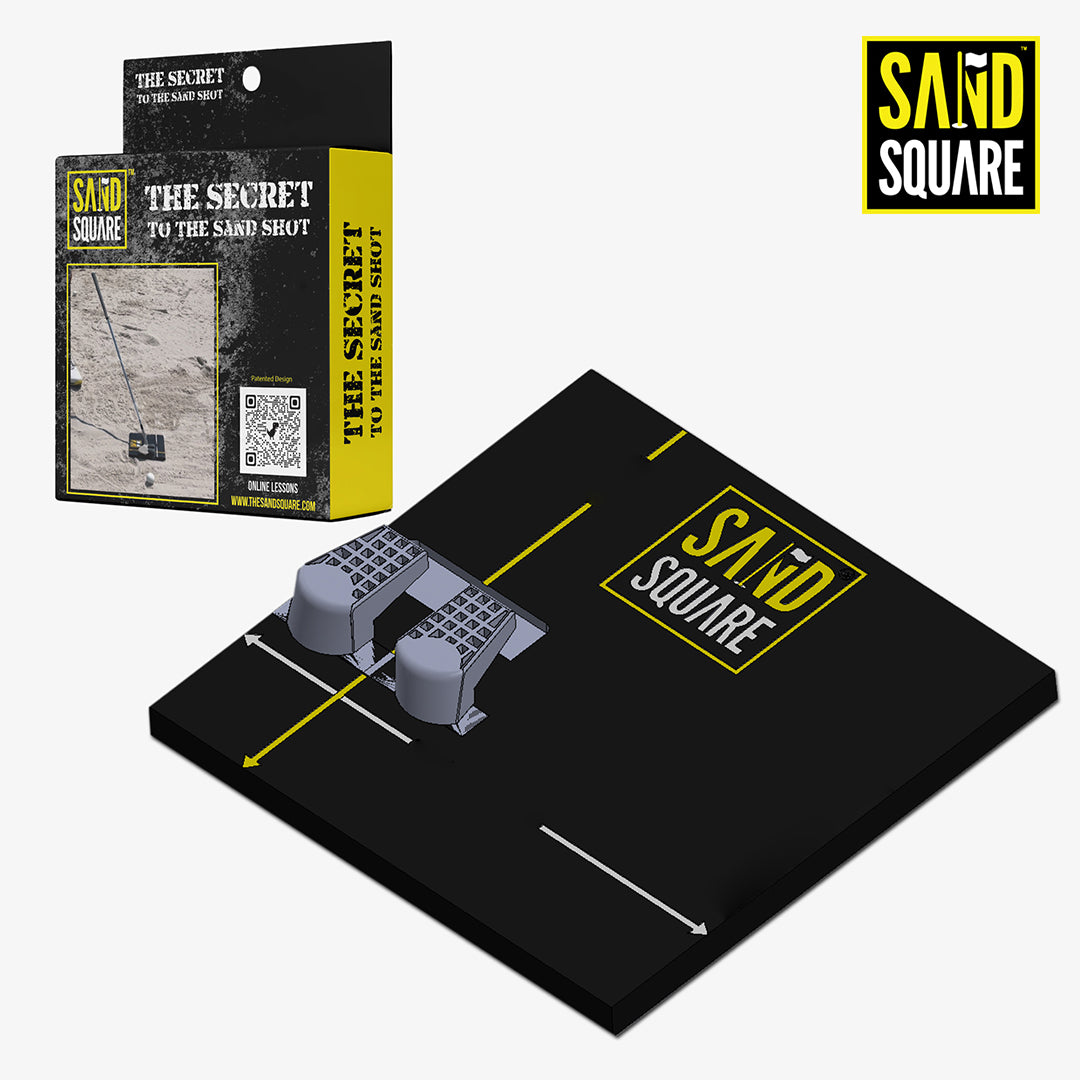 The Sand Shot training aid with packaging - The Sand Square - The Secret To The Sand Shot